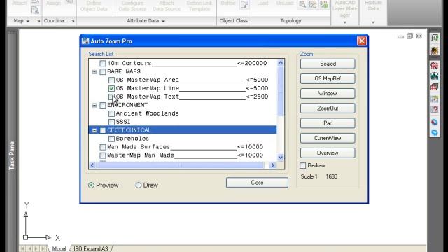 AutoCAD Map - AutoZoom Pro Gazetteer integration смотреть онлайн