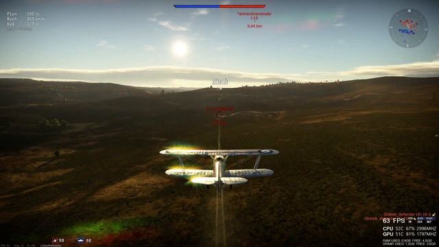 War Thunder - Intel Core 2 Quad Q6600 + Zotac 1050ti 4GB OC - FullHD Very High смотреть онлайн