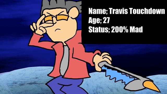 Travis Touchdown Vs Scott Pilgrim animation смотреть онлайн