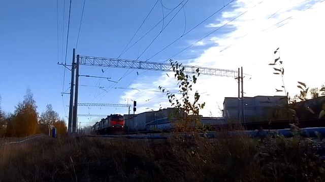 3М62У-0013. Идёт резервом с юга. Станция Голиковка. Петрозаводск. смотреть онлайн