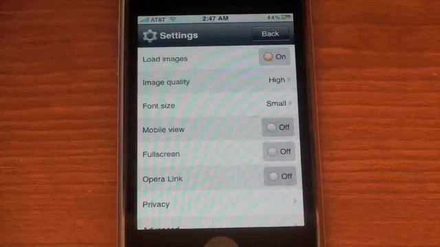 Opera Mini on iPhone смотреть онлайн