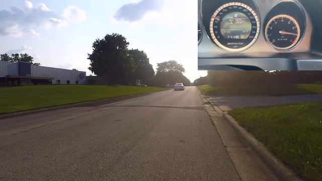 Mercedes-Benz W204 C 63 AMG 7AT Launch Start смотреть онлайн