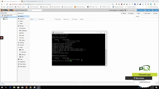Proxmox Remove Node from Cluster смотреть онлайн
