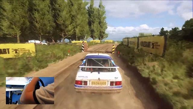 RWD HANDFULL Ford Sierra Cosworth - DiRT RALLY 2.0  T300 RS Gameplay
