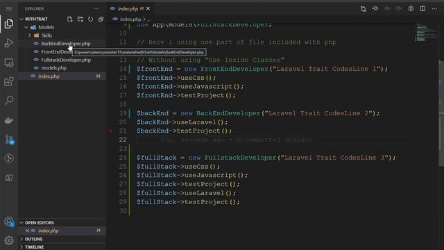 Why & When & How Using Traits In Laravel and PHP # Simple way | ليه و أزاي و أمتي استخدم ال Trait смотреть онлайн
