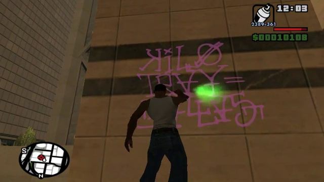 Прохождение GTA San Andreas на 100%:Закраска граффити,часть 3(71-100) смотреть онлайн