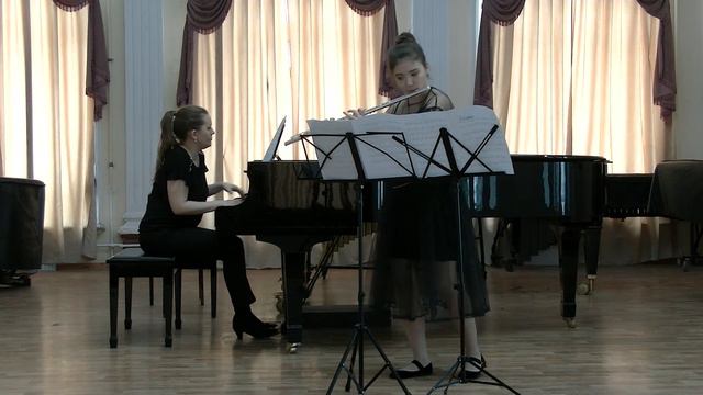 В. Цыбин. Этюд № 1 для флейты и фортепиано "Скерцо", I тетрадь. смотреть онлайн
