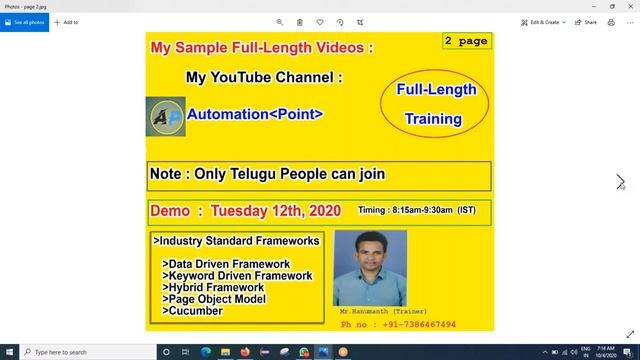 Full-Length Selenium Java Real Time Training || In Telugu || by Mr Hanumanth смотреть онлайн