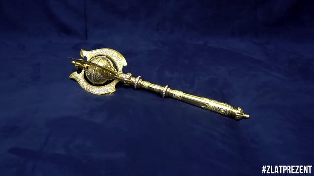 Булава сувенирная и шестопер в золоте смотреть онлайн