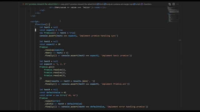Crazy JS. Async. 017 Реализуем JavaScript Promise своими руками смотреть онлайн