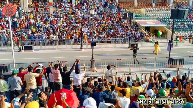 अटारी बाघा बॉर्डर। अमृतसर।#JPC Atari Border // #atari #army #amritsar #baghaborder смотреть онлайн