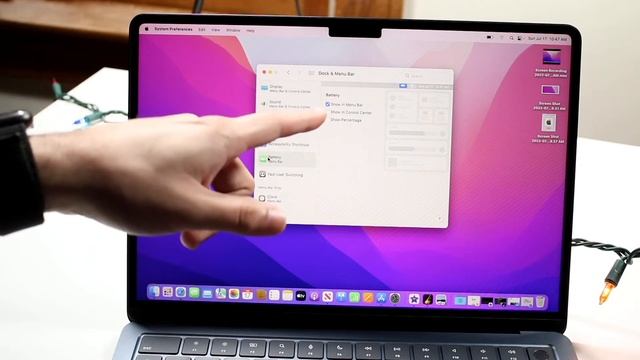 How To Show Battery Percentage On M2 MacBook Air Menu Bar смотреть онлайн