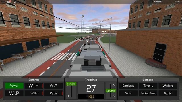 Transport Simulator 2020/Tram drive/ROBLOX смотреть онлайн