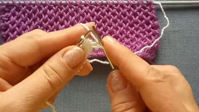 Узор "МЕЛКИЕ СОТЫ" спицами. Pattern "SMALL CELL". Урок 3 смотреть онлайн