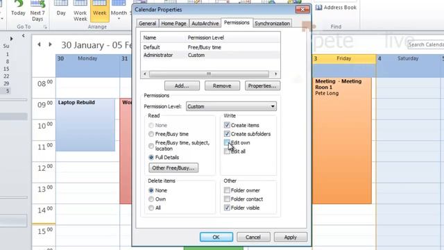 Outlook 2010- Working With Shared Calendars.mp4 смотреть онлайн