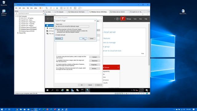 Server 2016 iSCSI and Failover Clustering in VMware Part 1 of 2 смотреть онлайн