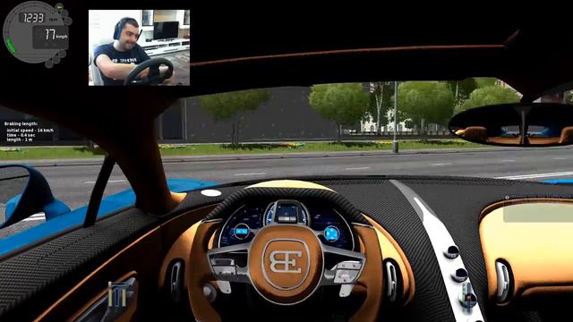 Bugatti Chiron-Mazda MX5/Test Drive/ City Car Driving #14 смотреть онлайн