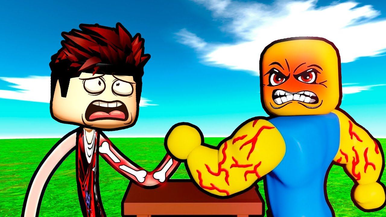 ЭВОЛЮЦИЯ КАЧКОВ АРМРЕСТЛИНГА В СИМУЛЯТОРЕ Arm wrestling simulator В РОБЛОКС ! смотреть онлайн