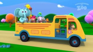 Las Ruedas del Autobús - Canciones del Zoo 3