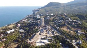 Алушта с высоты птичьего полета