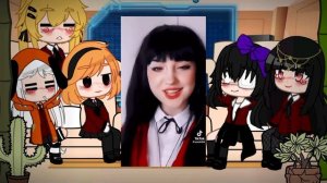 ||реакция "безумный азарт" на Юмэко Джабами||reaction "insane excitement" to Yumeko Jabami.