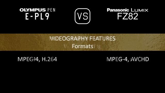 Olympus PEN E-PL9 Vs. Panasonic Lumix FZ82: A Comparison Of Specifications