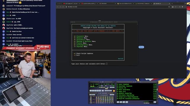 Livestream Clip: Root + Fluidd On Creality K1C