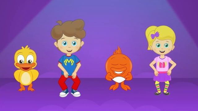 Left & Right song - Happy Baby Songs Nursery Rhymes смотреть онлайн