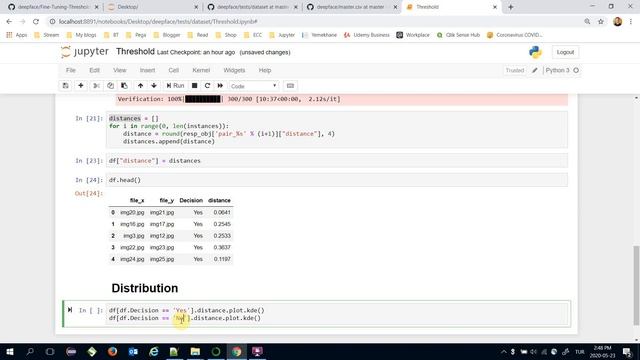 Fine Tuning The Threshold in Facial Recognition with Python смотреть онлайн