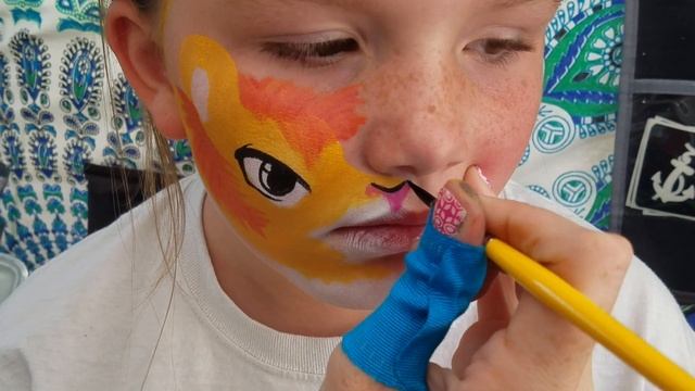 Mouth Lion - Face Paint Tutorial смотреть онлайн
