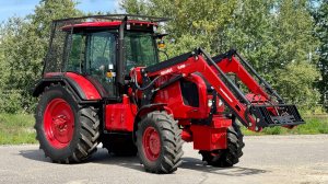 Обзор нового трактора Беларус-2022в3 с фронтальным погрузчиком ТУРС-1500