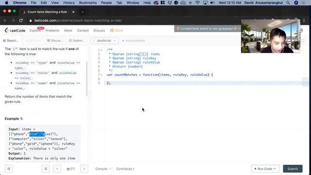 How to Solve "1773 Count Items Matching a Rule" on LeetCode? - Javascript смотреть онлайн
