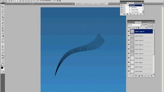 How to create Cool Fractal Shapes in Photoshop смотреть онлайн