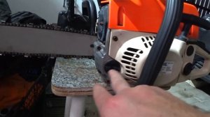 Как завести бензопилу