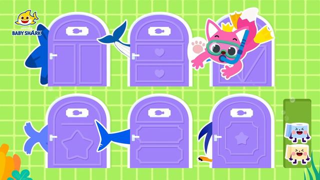 NO HAY PAPEL😨🧻 | Puff Puff💨 Jugando al Escondite con la Familia Tiburón | Baby Shark en español смотреть онлайн