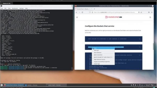install rocket chat server on ubuntu 20.04