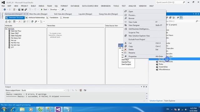 OLAP - MS Visual Studio 2012 смотреть онлайн
