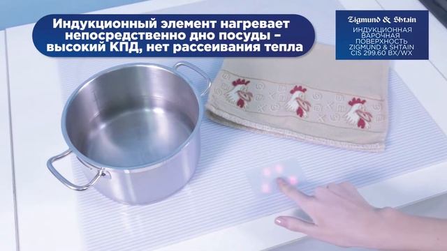 Индукционная варочная поверхность Zigmund & Shtain CIS 299 60 BХ WХ смотреть онлайн