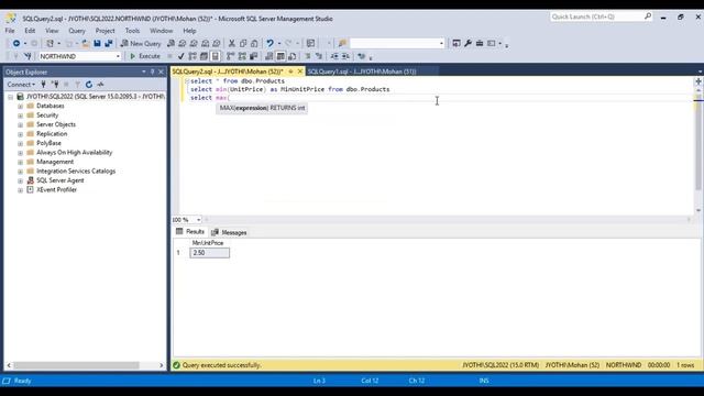 14.MIN and MAX in SQL смотреть онлайн