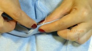 Потайной стежок \ Как шить потайным стежком \ Как зашить отверстие для выворачивания