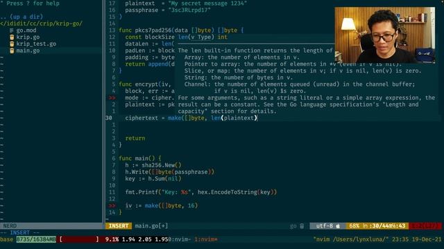 Dari PHP ke Go: Cara mudah enkripsi dengan AES-256-CBC buat kamu yang suka copas dari internet. смотреть онлайн