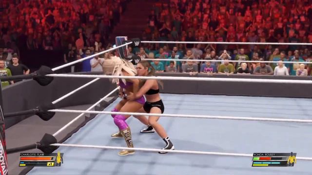 WWE 2K22 - CHARLOTTE FLAIR VS RONDA ROUSEY [FOR THE SMACKDOWN WOMENS TITLE] | ROYAL RUMBLE смотреть онлайн