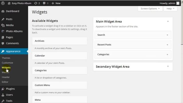 Wordpress Photo Gallery - Easy Photo Album - 04 Menus смотреть онлайн