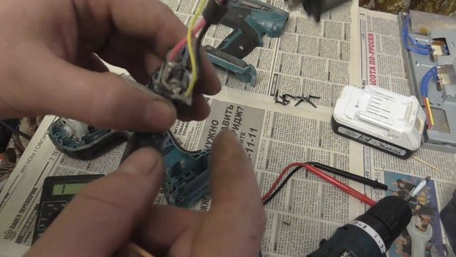 Ремонт шуруповёрта Макита. Не подаёт признаков жизни. смотреть онлайн