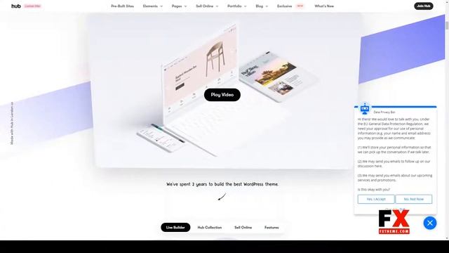 Hub - Responsive Multi-Purpose WordPress Theme blog agency смотреть онлайн