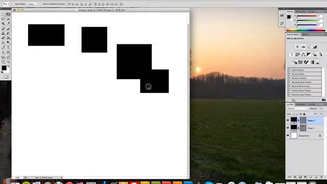 Photoshop: Working with the Shape Tools (Video 14) смотреть онлайн