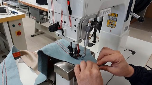 Специальная швейная машина для декоративных строчек с толстой нитью на диваны смотреть онлайн