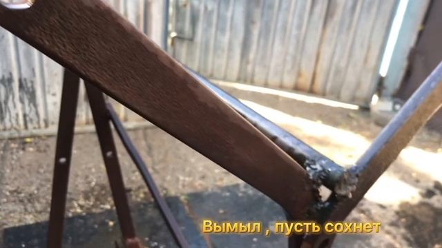 Козел для распиловки дров (купил на металломе) смотреть онлайн