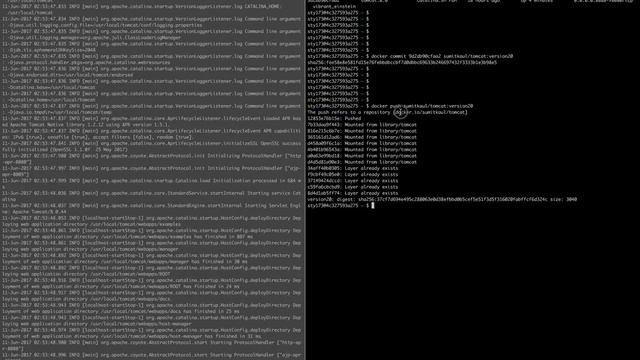 How to run tomcat Inside docker container смотреть онлайн