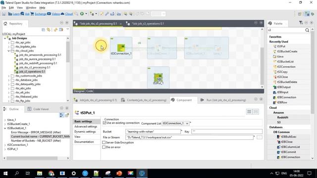 Talend AWS S3 Components | Talend AWS S3 Connection | Athena Analysis смотреть онлайн